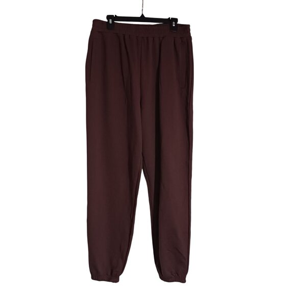 NEW Naked Wardrobe Cotton Blend Sweatpants with Pockets in Chocolate Brown, 1X - Picture 3 of 9